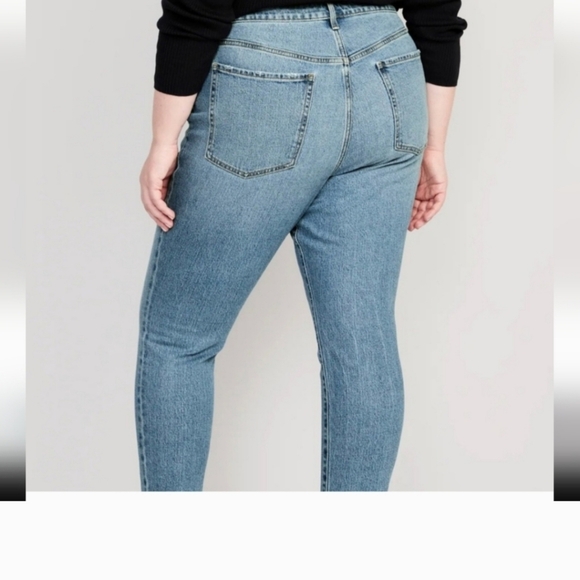 NWT - Old Navy O.G. Straight High-Rise Skinny Jeans - Picture 3 of 10